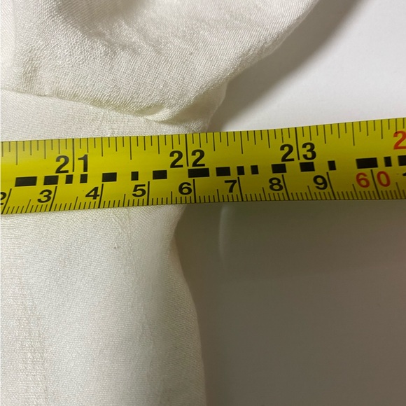 Ivory Embroidered Blouse with Ruffle Detail - Picture 7 of 8